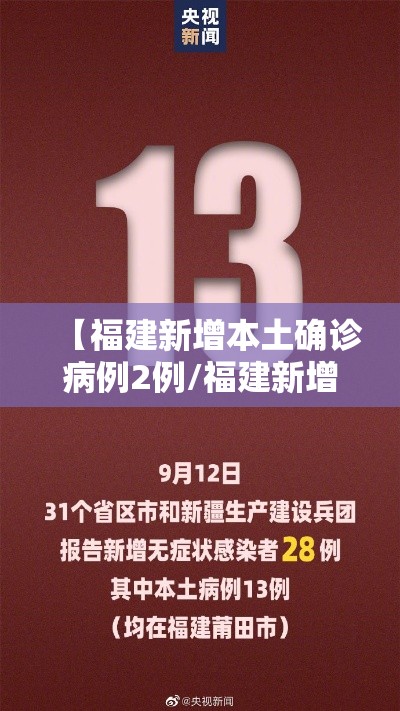 【福建新增本土确诊病例2例/福建新增确诊1例,累计294例】