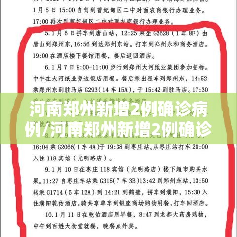 河南郑州新增2例确诊病例/河南郑州新增2例确诊病例详情 河南郑州新增2例确诊病例/河南郑州新增2例确诊病例详情