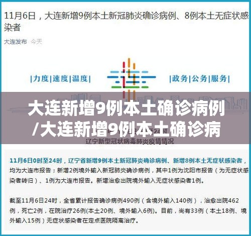 大连新增9例本土确诊病例/大连新增9例本土确诊病例 新闻 大连新增9例本土确诊病例/大连新增9例本土确诊病例 新闻