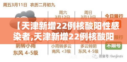 【天津新增22例核酸阳性感染者,天津新增22例核酸阳性感染者名单】