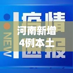 河南新增4例本土确诊病例/河南新增本土确诊病例3例