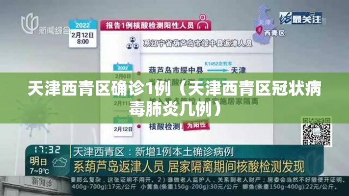 天津西青区确诊1例(天津西青区冠状病毒肺炎几例) 天津西青区确诊1例(天津西青区冠状病毒肺炎几例)