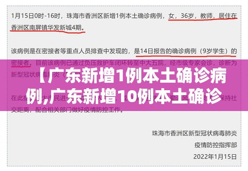 【广东新增1例本土确诊病例,广东新增10例本土确诊病例轨迹】