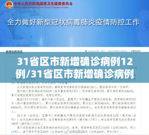 31省区市新增确诊病例12例/31省区市新增确诊病例15例
