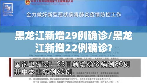 黑龙江新增29例确诊/黑龙江新增22例确诊? 黑龙江新增29例确诊/黑龙江新增22例确诊?