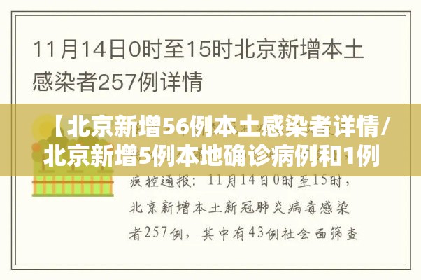 【北京新增56例本土感染者详情/北京新增5例本地确诊病例和1例无症状感染者】 【北京新增56例本土感染者详情/北京新增5例本地确诊病例和1例无症状感染者】