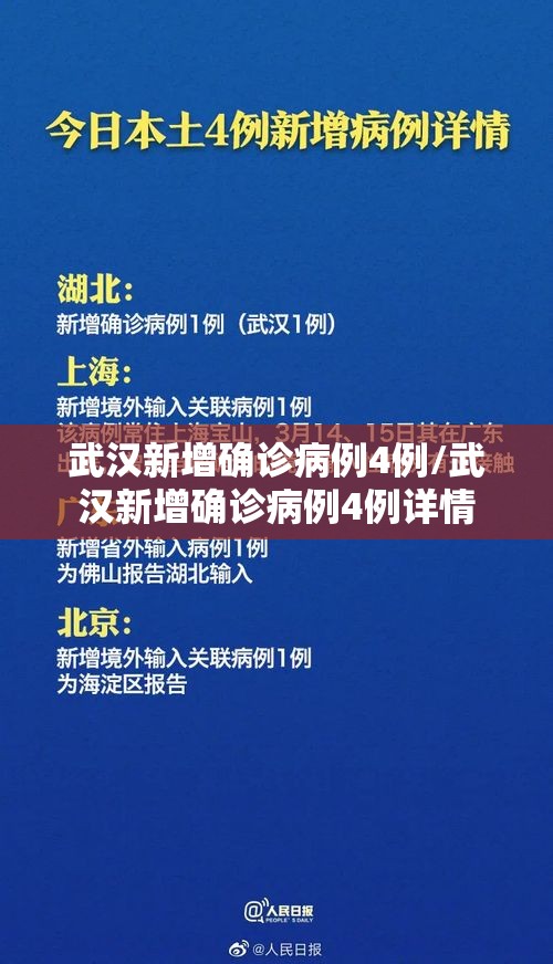 武汉新增确诊病例4例/武汉新增确诊病例4例详情