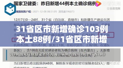 31省区市新增确诊103例本土88例/31省区市新增确诊111例 本土83例 31省区市新增确诊103例本土88例/31省区市新增确诊111例 本土83例