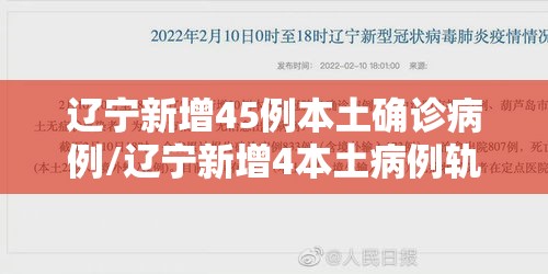 辽宁新增45例本土确诊病例/辽宁新增4本土病例轨迹