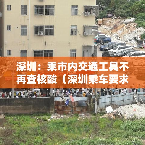 深圳：乘市内交通工具不再查核酸（深圳乘车要求）