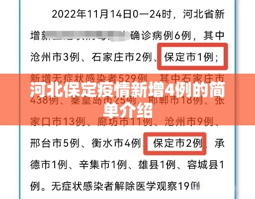 河北保定疫情新增4例的简单介绍