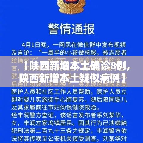 【陕西新增本土确诊8例,陕西新增本土疑似病例】 【陕西新增本土确诊8例,陕西新增本土疑似病例】