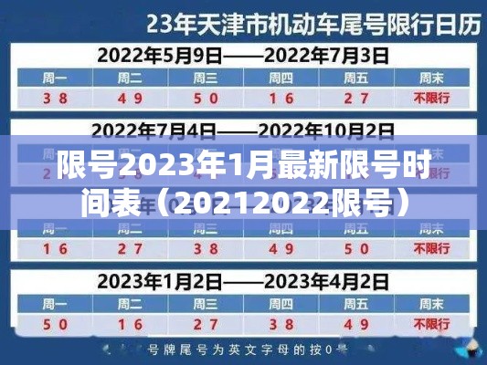 限号2023年1月最新限号时间表（20212022限号）