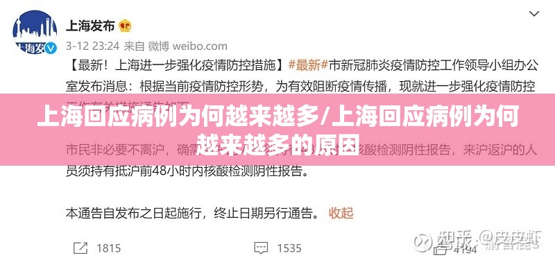 上海回应病例为何越来越多/上海回应病例为何越来越多的原因