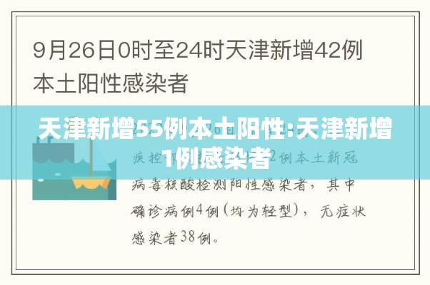 天津新增55例本土阳性:天津新增1例感染者