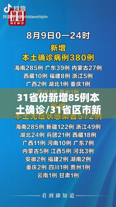 31省份新增85例本土确诊/31省区市新增83例本土确诊