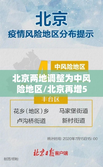 北京两地调整为中风险地区/北京再增5地中风险地区