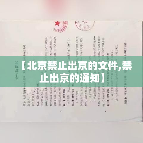 【北京禁止出京的文件,禁止出京的通知】