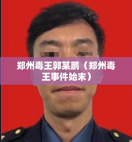 郑州毒王郭某鹏（郑州毒王事件始末）