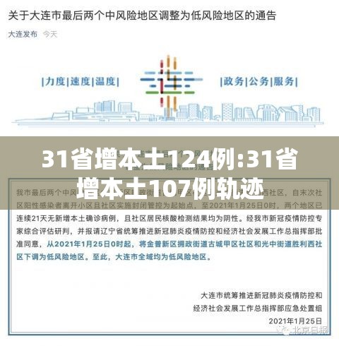 31省增本土124例:31省增本土107例轨迹