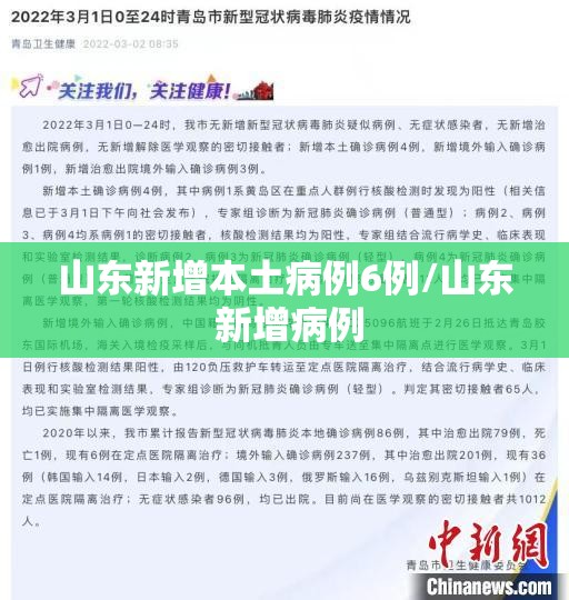 山东新增本土病例6例/山东 新增病例