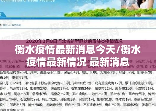 衡水疫情最新消息今天/衡水疫情最新情况 最新消息
