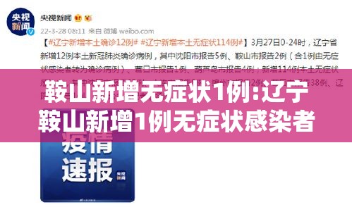 鞍山新增无症状1例:辽宁鞍山新增1例无症状感染者轨迹公布