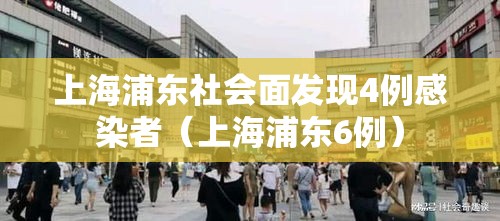 上海浦东社会面发现4例感染者（上海浦东6例）