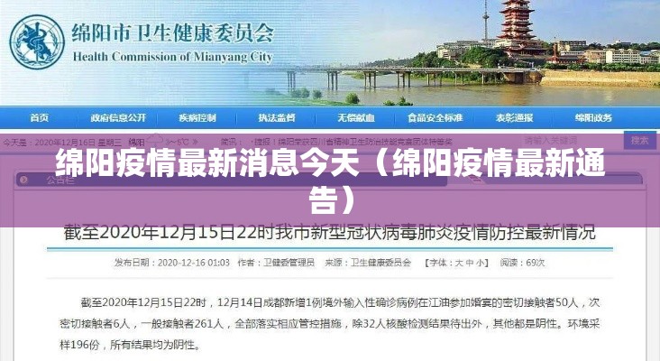 绵阳疫情最新消息今天（绵阳疫情最新通告）