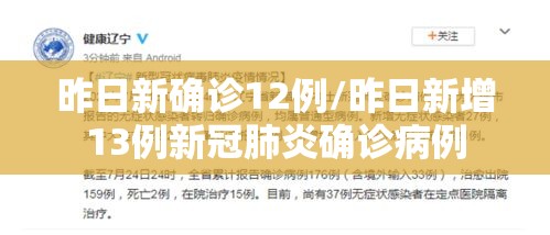 昨日新确诊12例/昨日新增13例新冠肺炎确诊病例