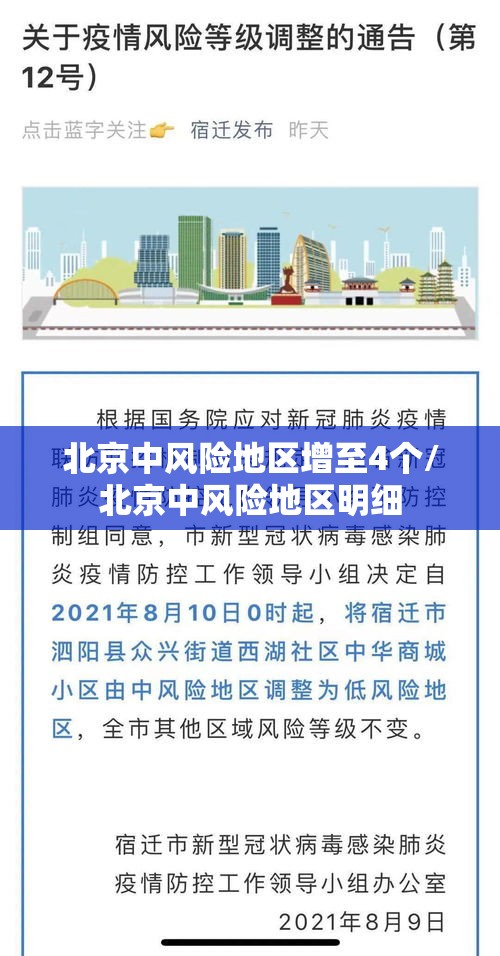 北京中风险地区增至4个/北京中风险地区明细