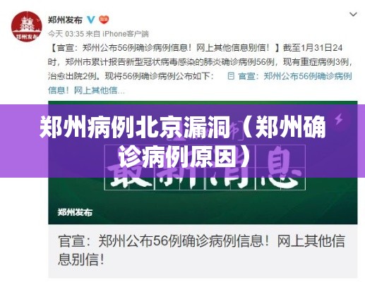 郑州病例北京漏洞（郑州确诊病例原因）