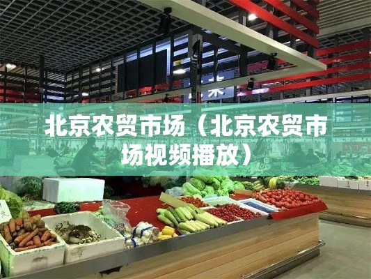 北京农贸市场（北京农贸市场视频播放）