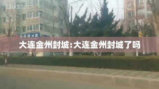 大连金州封城:大连金州封城了吗