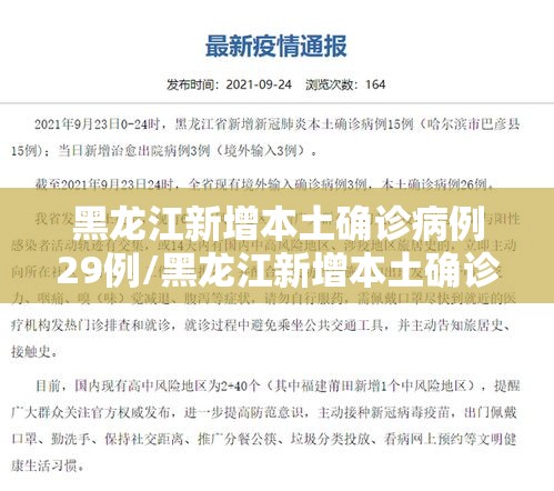 黑龙江新增本土确诊病例29例/黑龙江新增本土确诊病例5例