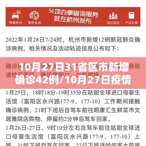10月27日31省区市新增确诊42例/10月27日疫情最新数据消息