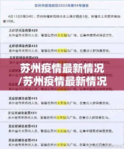 苏州疫情最新情况/苏州疫情最新情况