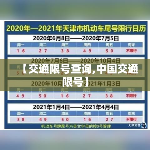 【交通限号查询,中国交通限号】