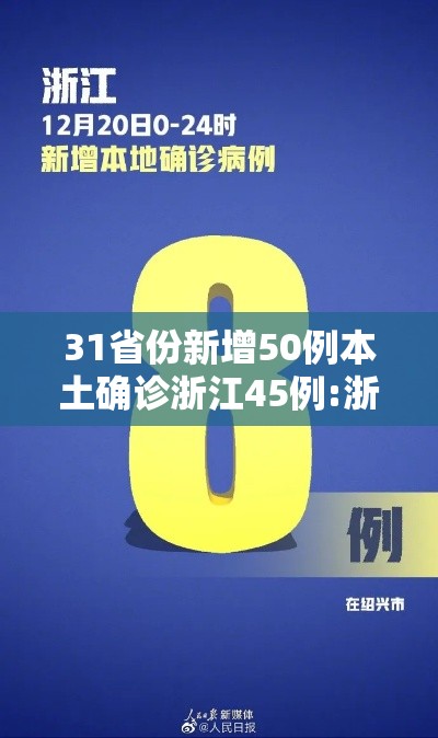 31省份新增50例本土确诊浙江45例:浙江省份新增本土病例