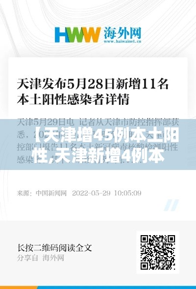 【天津增45例本土阳性,天津新增4例本土确诊】