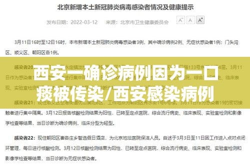 西安一确诊病例因为一口痰被传染/西安感染病例