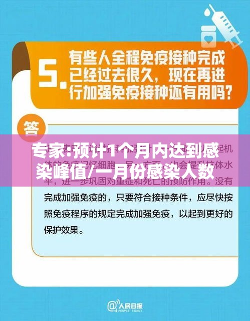 专家:预计1个月内达到感染峰值/一月份感染人数