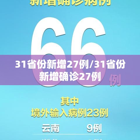31省份新增27例/31省份新增确诊27例