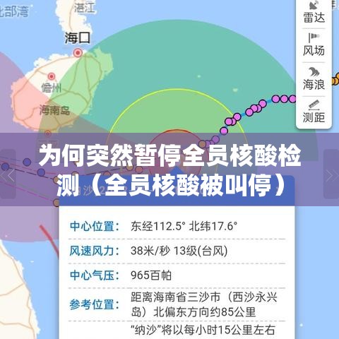 为何突然暂停全员核酸检测（全员核酸被叫停）