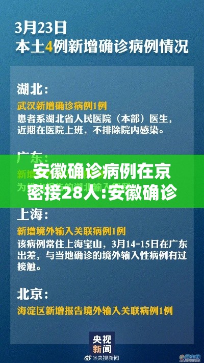 安徽确诊病例在京密接28人:安徽确诊者在京密接28人