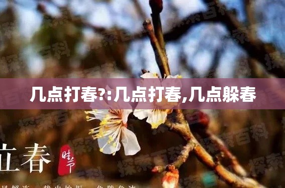 几点打春?:几点打春,几点躲春