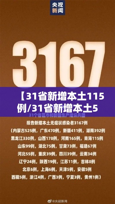 【31省新增本土115例/31省新增本土5例7】