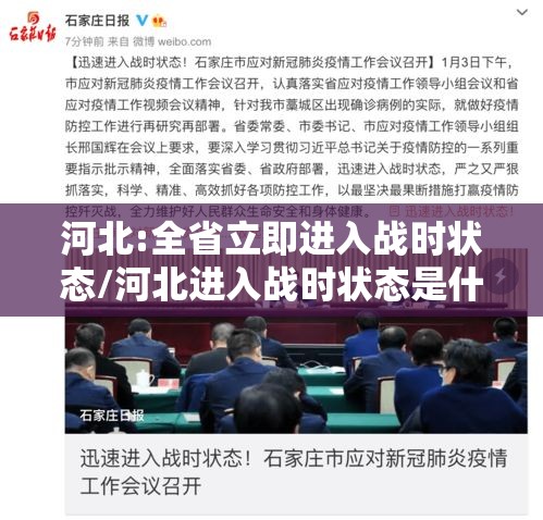 河北:全省立即进入战时状态/河北进入战时状态是什么