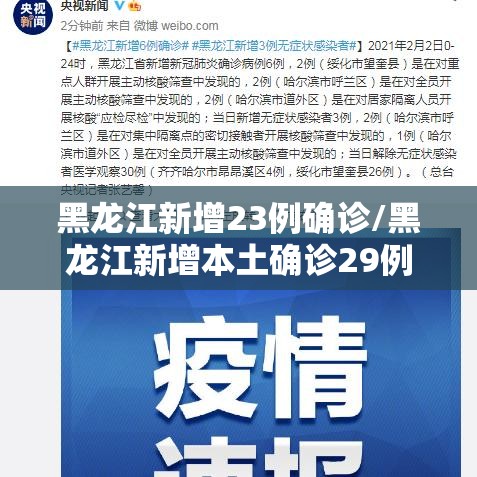 黑龙江新增23例确诊/黑龙江新增本土确诊29例