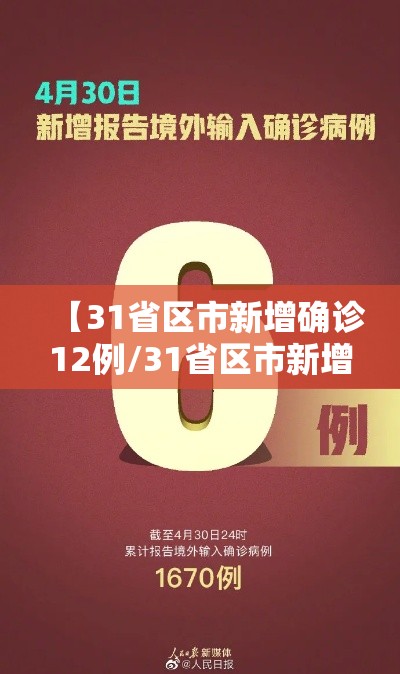 【31省区市新增确诊12例/31省区市新增确诊病例31例】 【31省区市新增确诊12例/31省区市新增确诊病例31例】